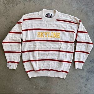 NEFF Cable Knit Sweater Skyline XL USA